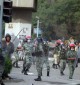 La Junta Militar advirtió ayer en una rueda de prensa de que no tolerará que las protestas se acercasen al Ministerio de Defensa. AFP