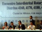 Habló en un encuentro con integrantes del Club de Rotarios. NOTIMEX