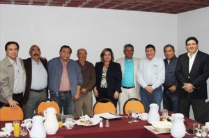karina garcia encabeza reunion grupo minero