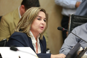 karina garcia celebra presupuesto 2014 para la gente