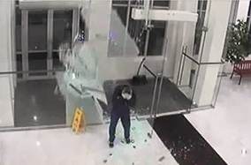 choca contra cristal