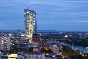 European Central Bank in Frankfurt, Germany
